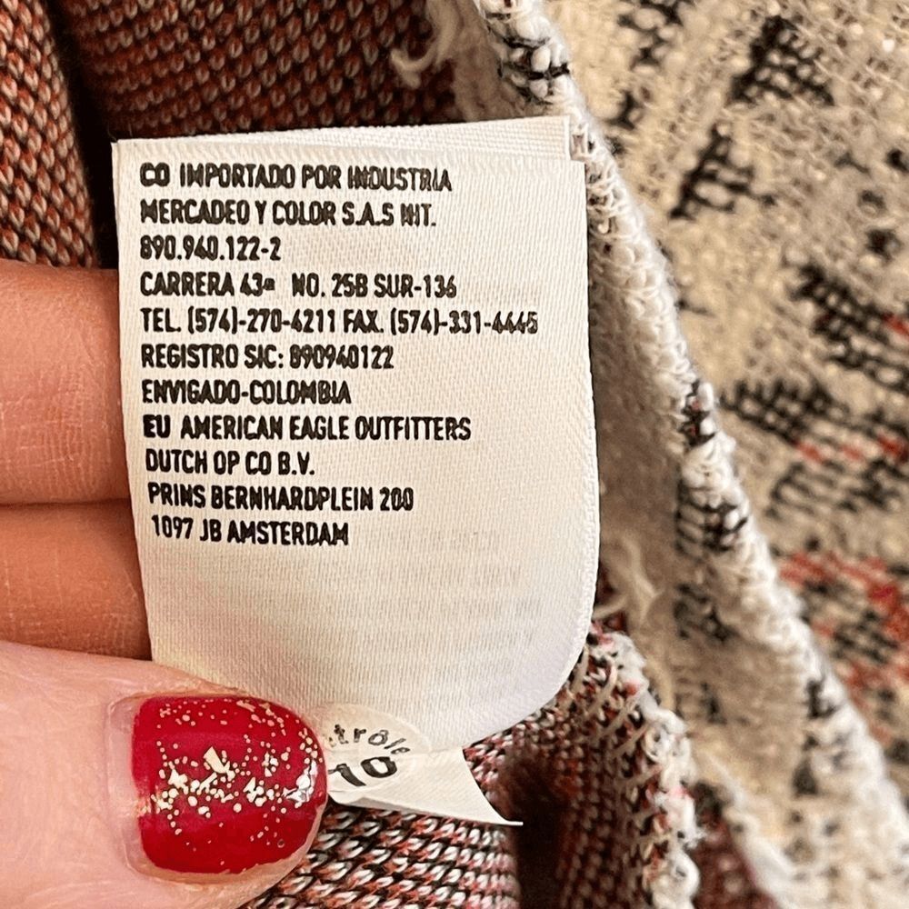 AEO Aztec Waterfall Cardigan Size XS - Picture 10 of 10